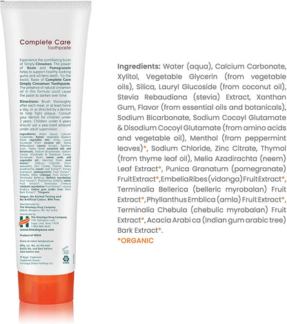 Himalaya BOTANIQUE Complete Care Toothpaste - Simply Cinnamon - 150 g