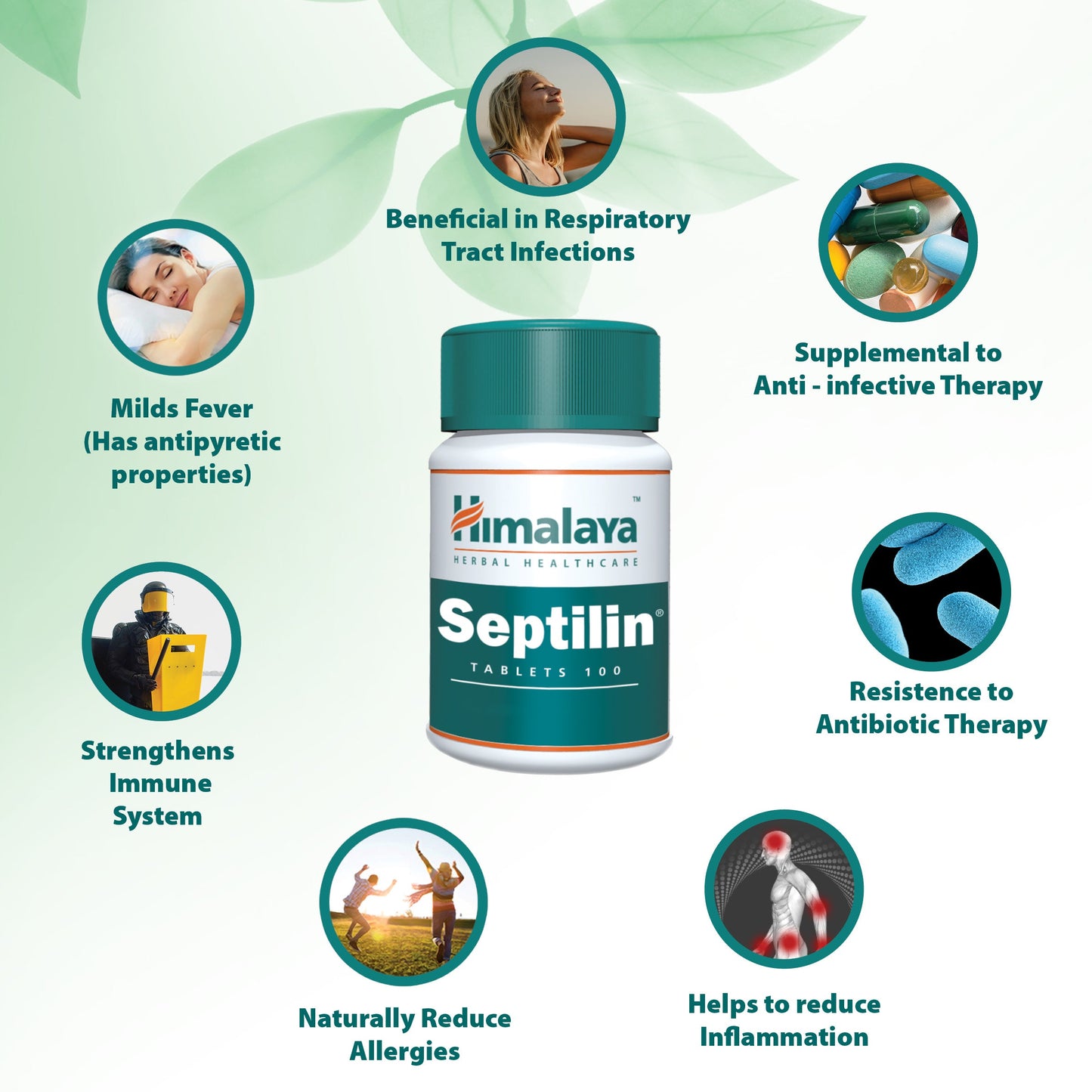 Himalaya Septilin - 100 Tablets
