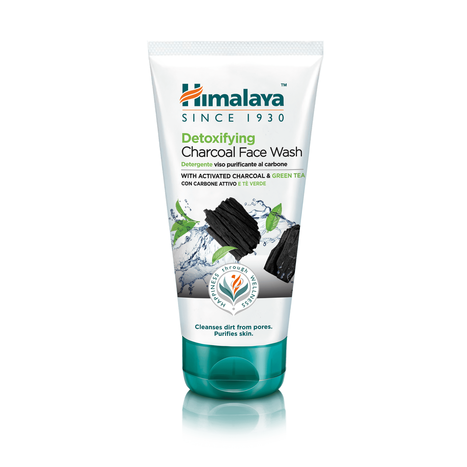 Detoxifying Face Wash with Activated Charcoal & Green Tea 150ml